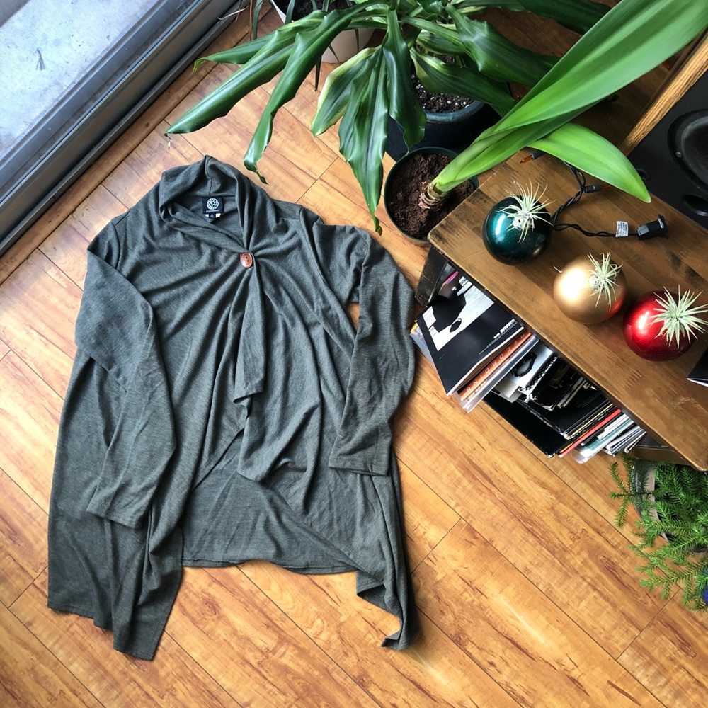 Grey-Green Cardigan